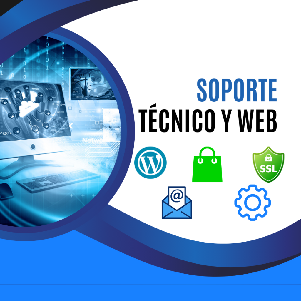 imagen de soporte técnico y web